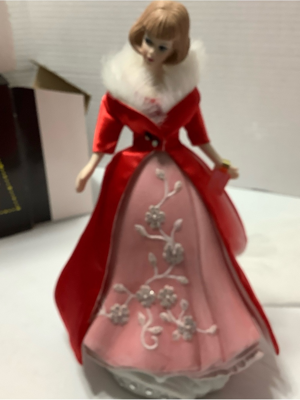 Enesco Barbie Glamour Collection Box - Black & Pink